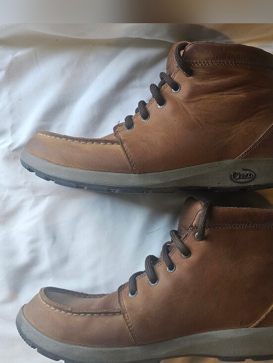 Chaco Men’s Brown Leather Lace-Up Casual Boots